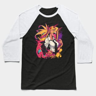 power - chainsaw man Baseball T-Shirt